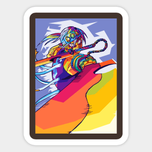 Tengen Uzui Wpap Art Sticker